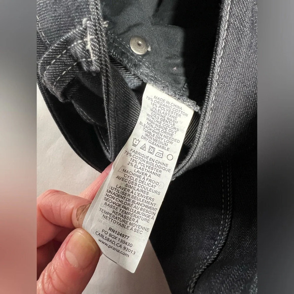 PRANA Women’s‎ gray KAYLA denim crop pants size 6/28. - Picture 13 of 16